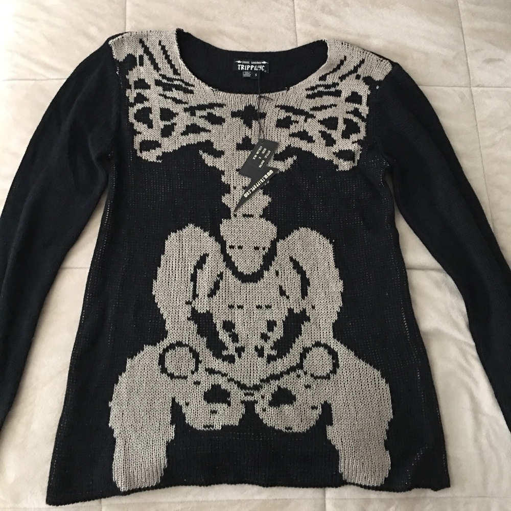 Tripp NYC rib cage sweater