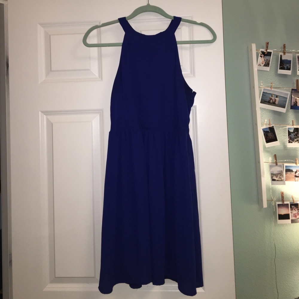 Blue dress