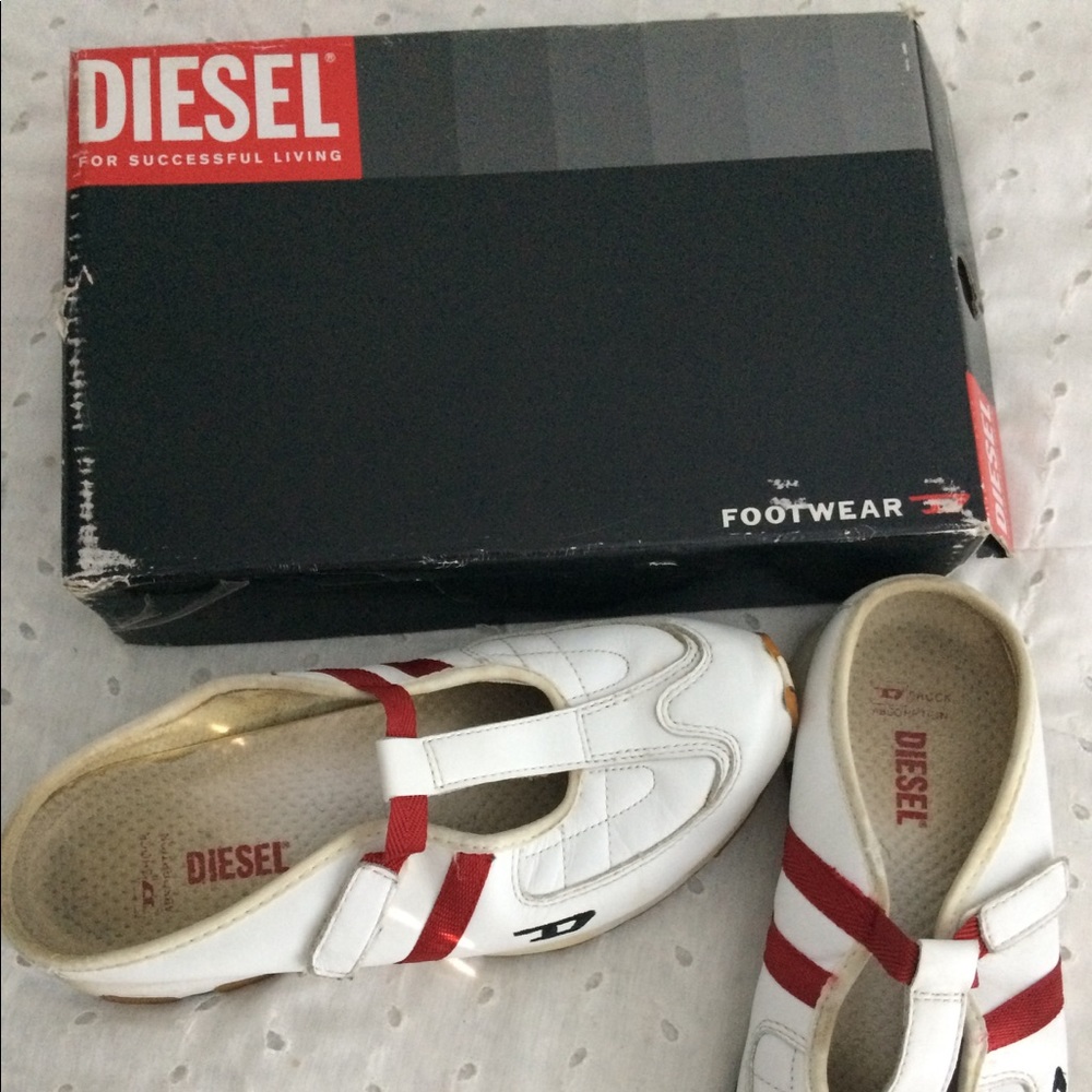 Diesel slip on leather sneakers/ shoes