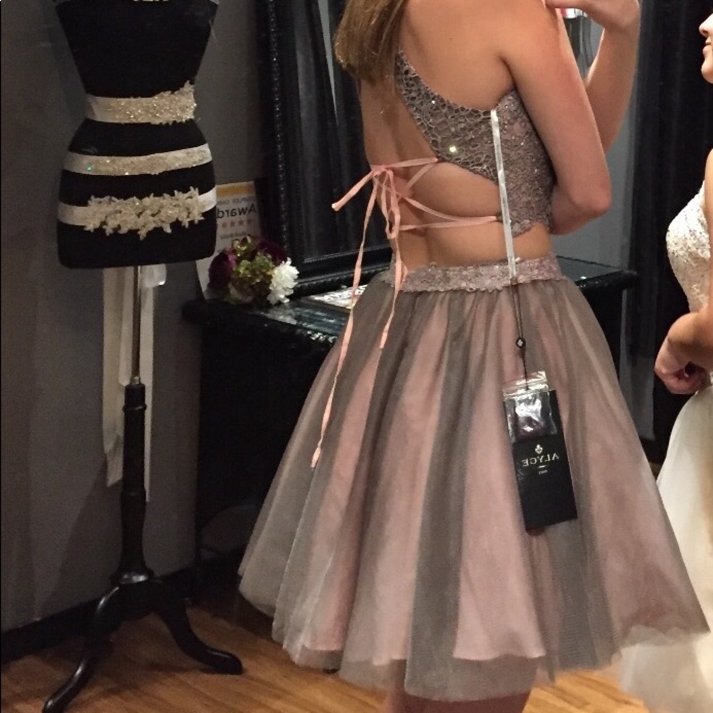 Two-Piece Alyce Paris Homecoming Dress