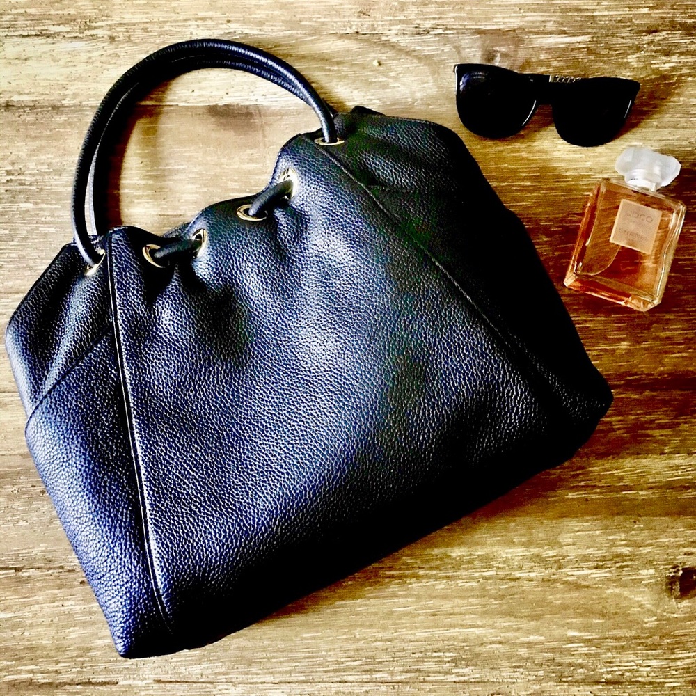 NWT Michael Kors Black Leather Handbag!!