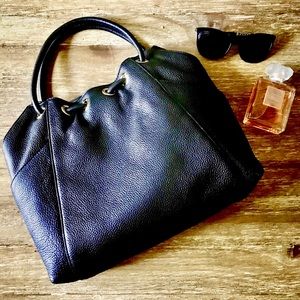 NWT Michael Kors Black Leather Handbag!!