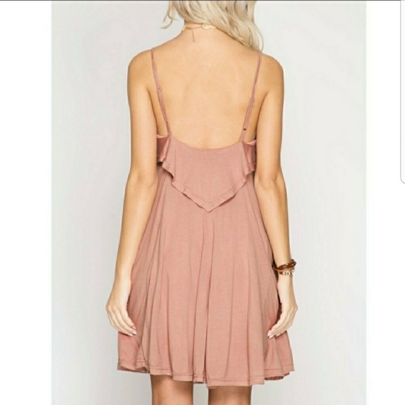 Layered it on me dusty rose dress - Picture 2 of 2