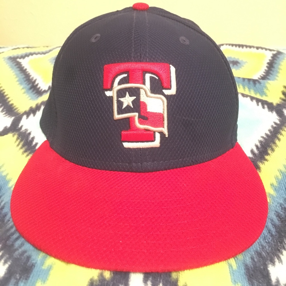 Texas Rangers baseball cap, size 6 & 7/8.