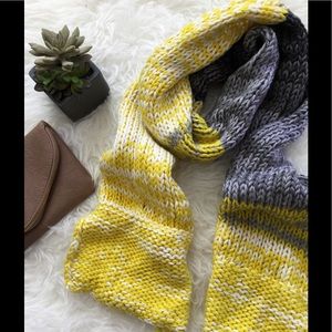 Hand knit scarf