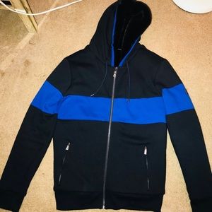 Men’s hoodie with fur inside