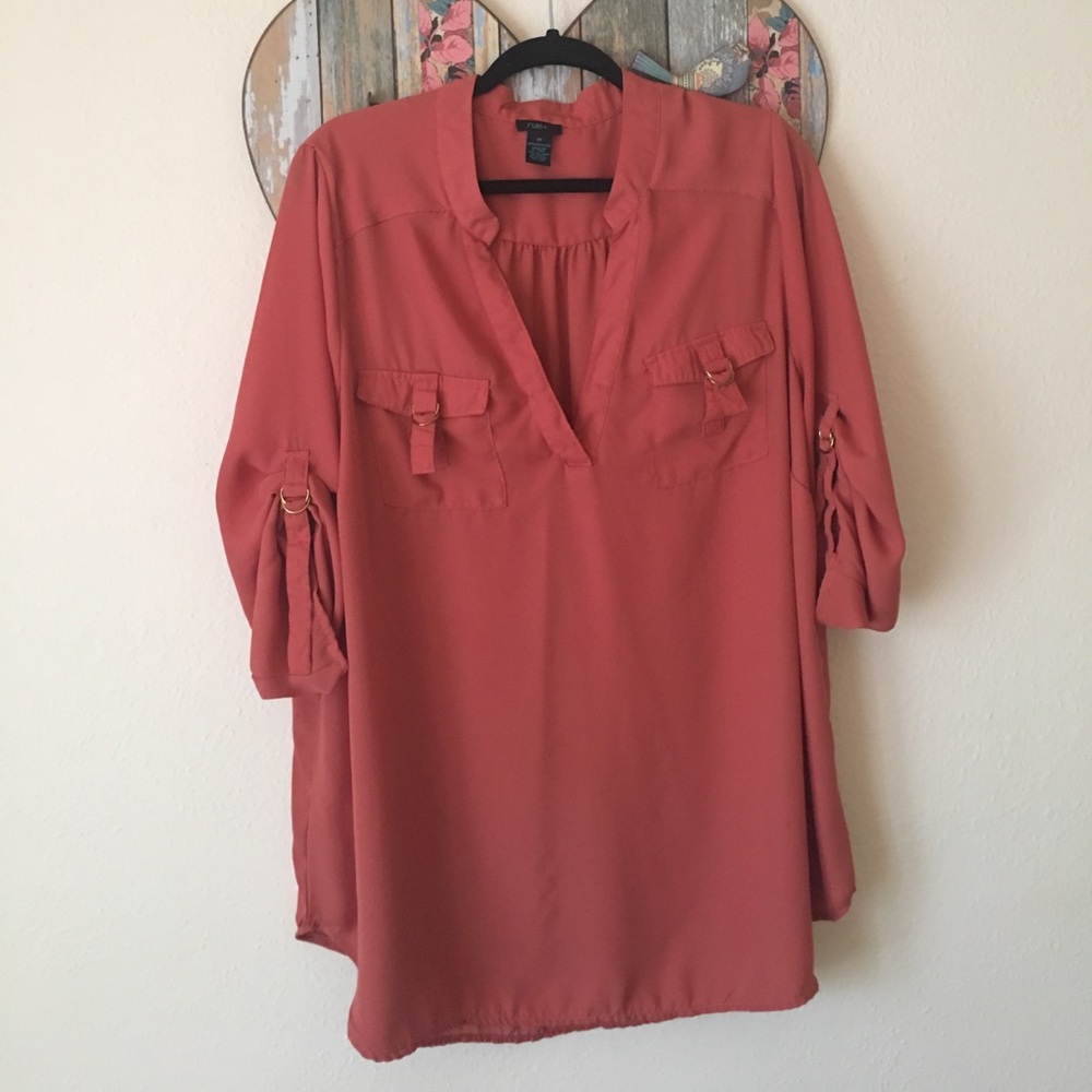 Plus size Rue21 plus blouse.