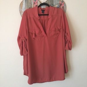 Plus size Rue21 plus blouse.