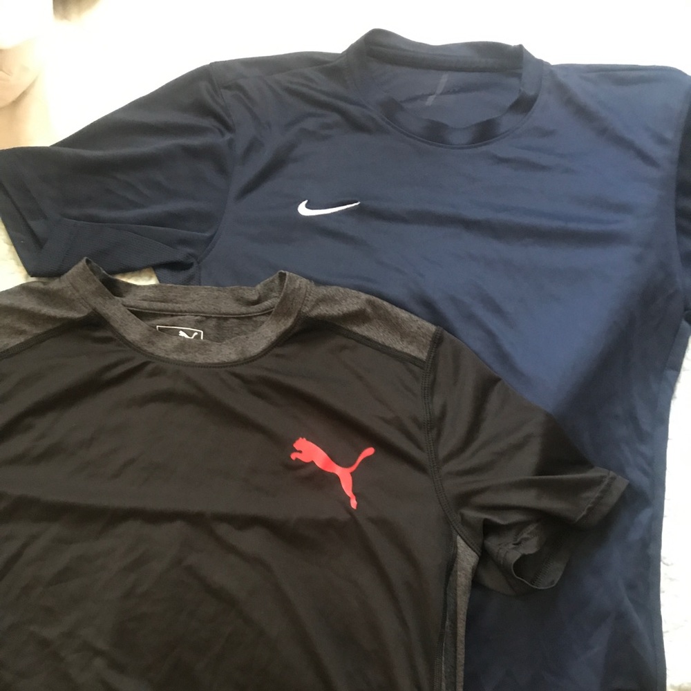 Nike and Puma shirt