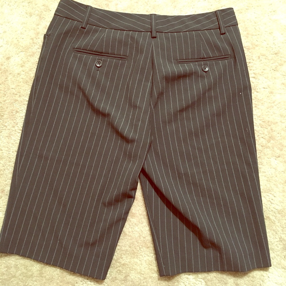 Express Striped Capris