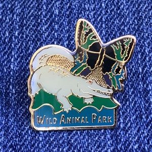 Vintage Wild Animal Park Enamel Pin
