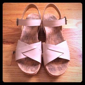 Kork-Ease tan leather sandals, 9M