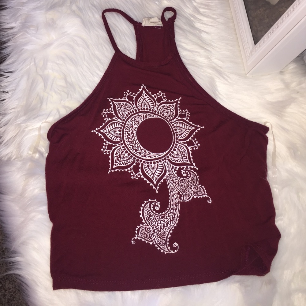 Pacsun flower tank top