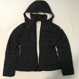 Hollister Black Puffer Jacket