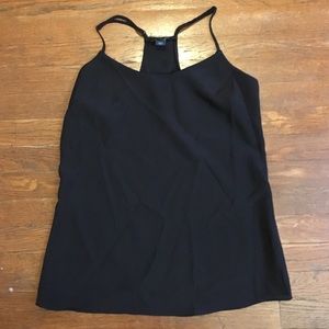 Simple Black J Crew Racerback Tank
