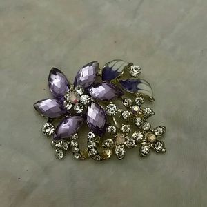 NEW Large Floral Brooch Pin