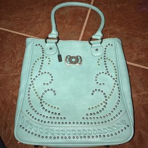 Montana west conceal carry turquoise shoulder bag