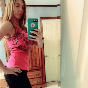 Vocal sleeveless shirt Buckle