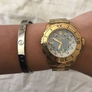 Invicta Watch with Pearl Face