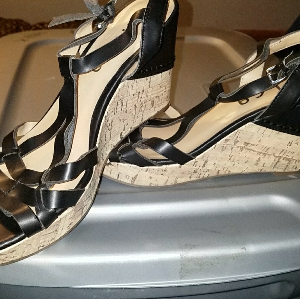 Wedges, never worn
