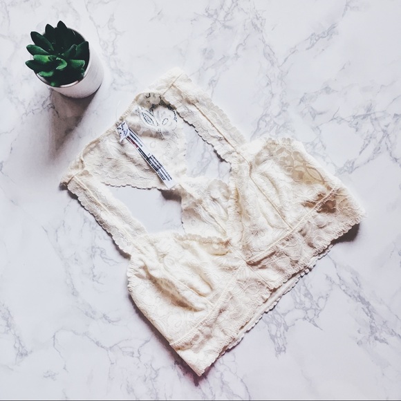 Free People Other - • Free People • Ivory Lace Bralette