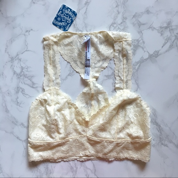 • Free People • Ivory Lace Bralette - Picture 3 of 6