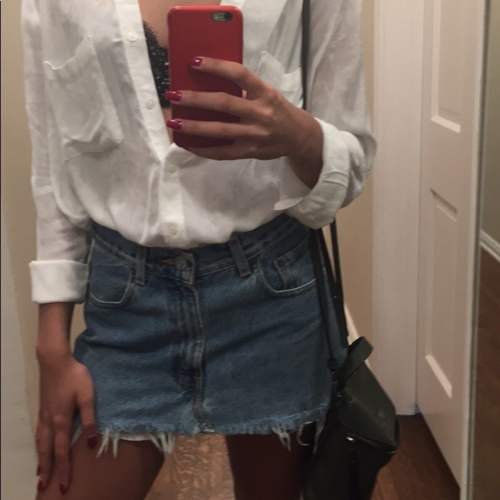 vintage levis skirt