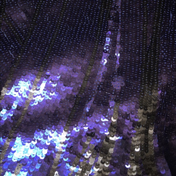 Bebe high rise sequined mini skirt - Picture 2 of 2