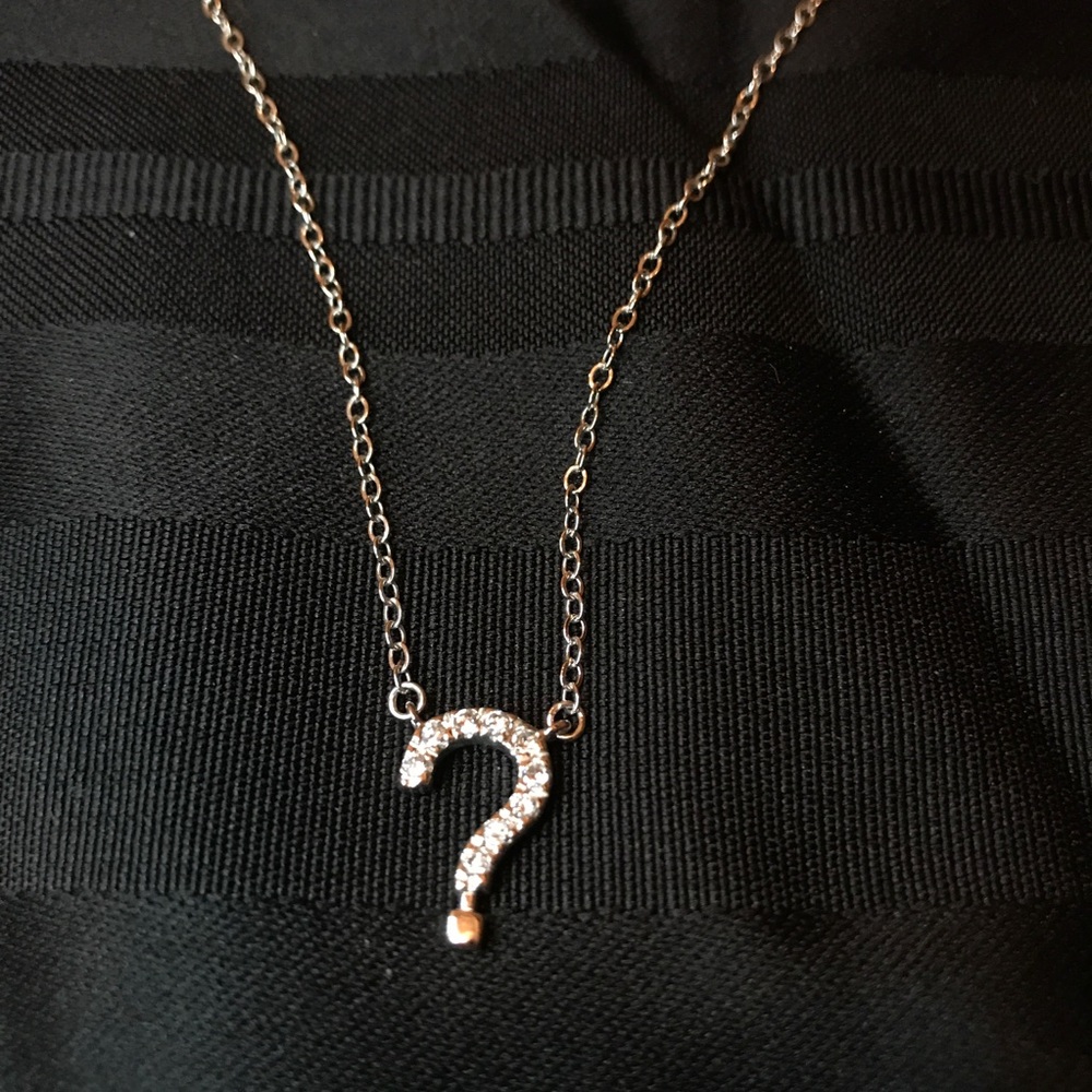Question mark necklace