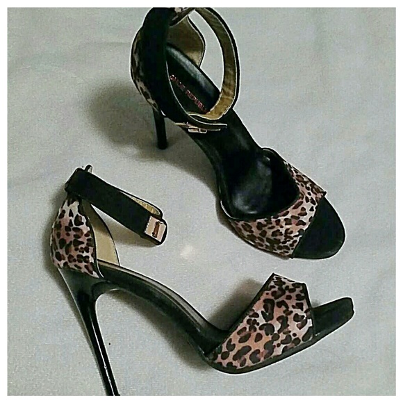 Shoe Republic LA animal print heels - Picture 1 of 8