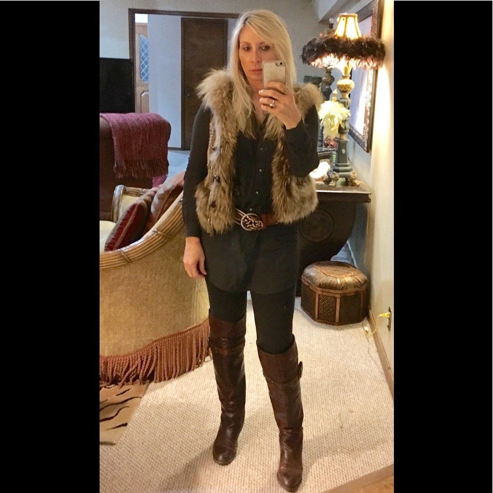 💕💖SALE!💖💕 Multi-Color Fur Vest Fox & Rabbit