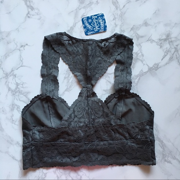 • Free People • Graphite Lace Bralette - Picture 5 of 6