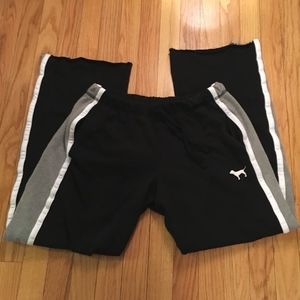 Super cute VS PINK sweatpants black/white/grey S