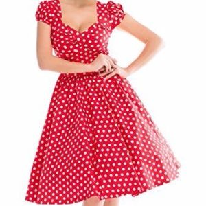 MUXXN Rockabilly Pinup Style Swing Dress