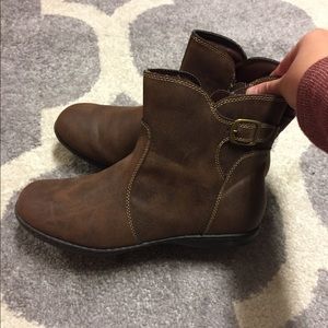 Brown booties