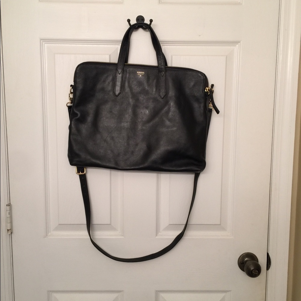 Fossil Emma Laptop Bag - black