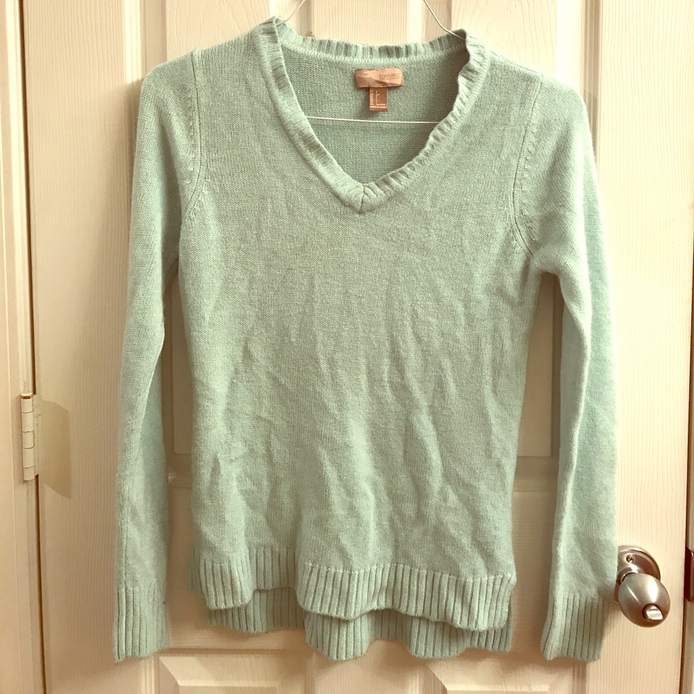 Mint colored Forever 21 Sweater