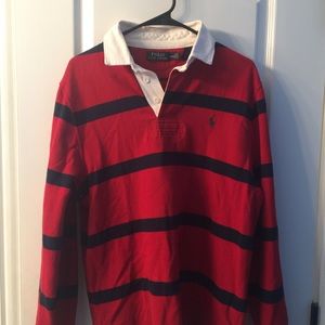 Ralph Lauren Fleece Striped Rugby