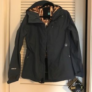 Volcom Charcol Gore-Tex Ski Jacket-New