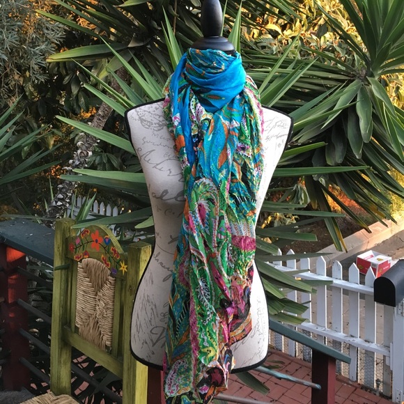 Accessories - New! Bohemian Blue Wrap