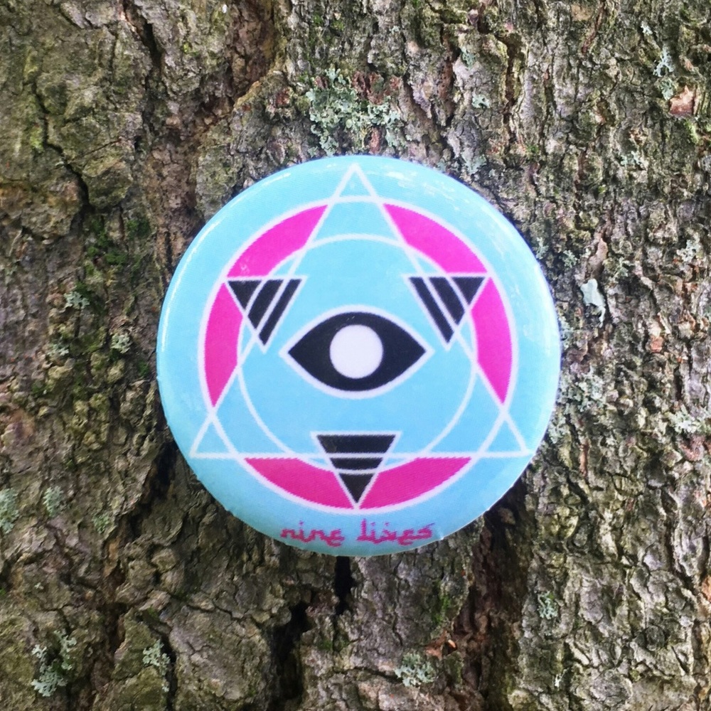 Sociiiety 1" Sky Blue Pin