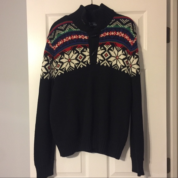 Polo Ralph Lauren Other - Polo Ralph Lauren Christmas sweater XL black