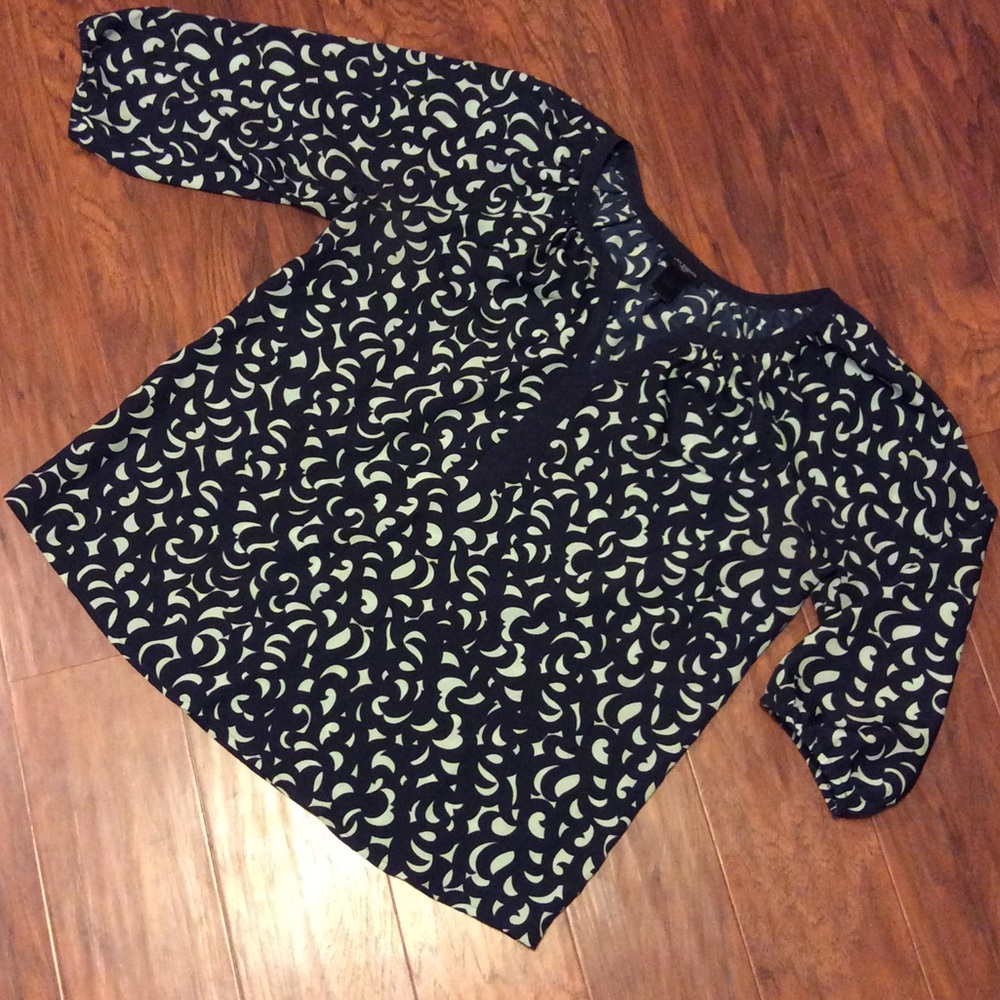 Ann Taylor Half-Sleeve Blouse