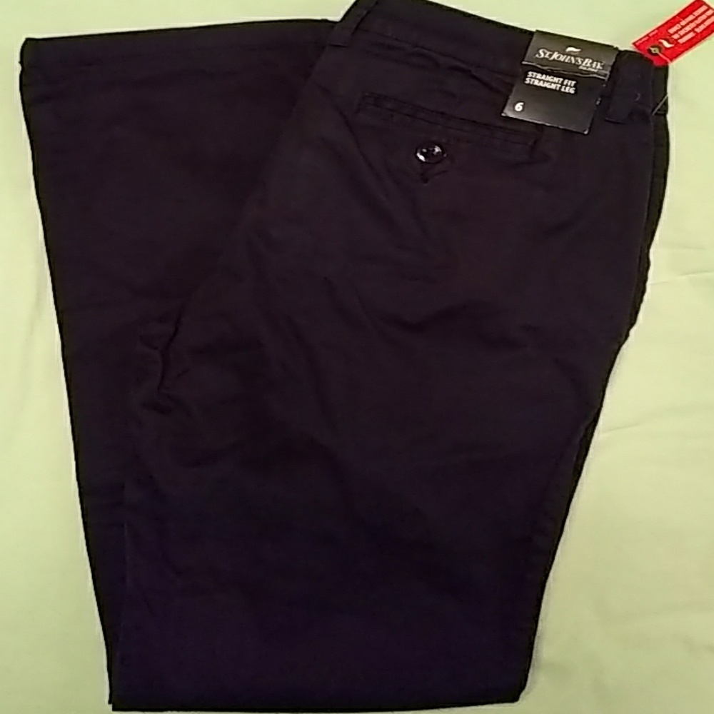 Womens navy pants 6M