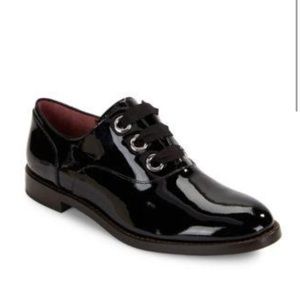 MARC JACOBS Black Patent Helena Oxfords