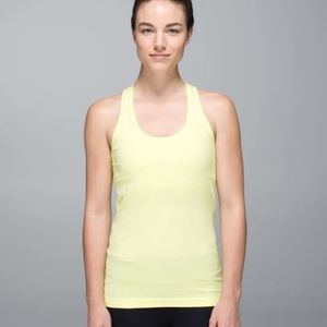 NWOT yellow swiftly tech racerback size 6