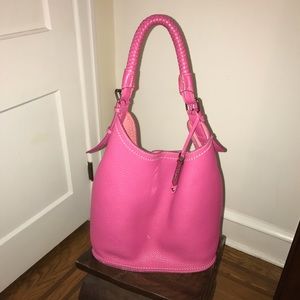 COLE HAAN leather bucket bag