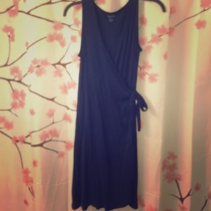 Navy wrap dress from Francesca's