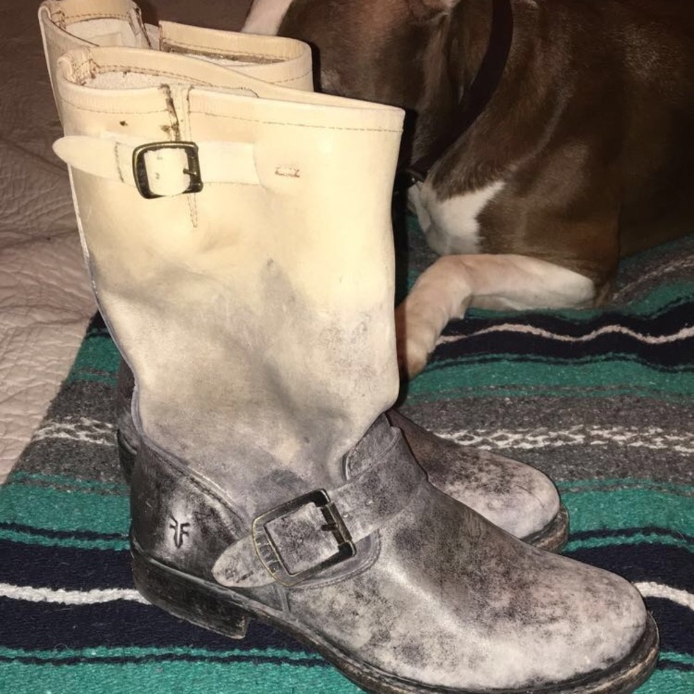 Frye Veronica Short ombré leather boots