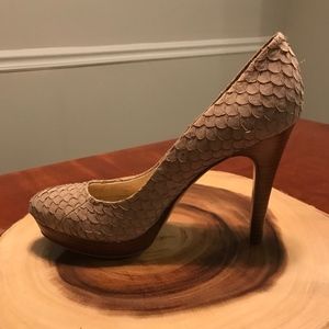 Calvin Klein: Beige High Heels